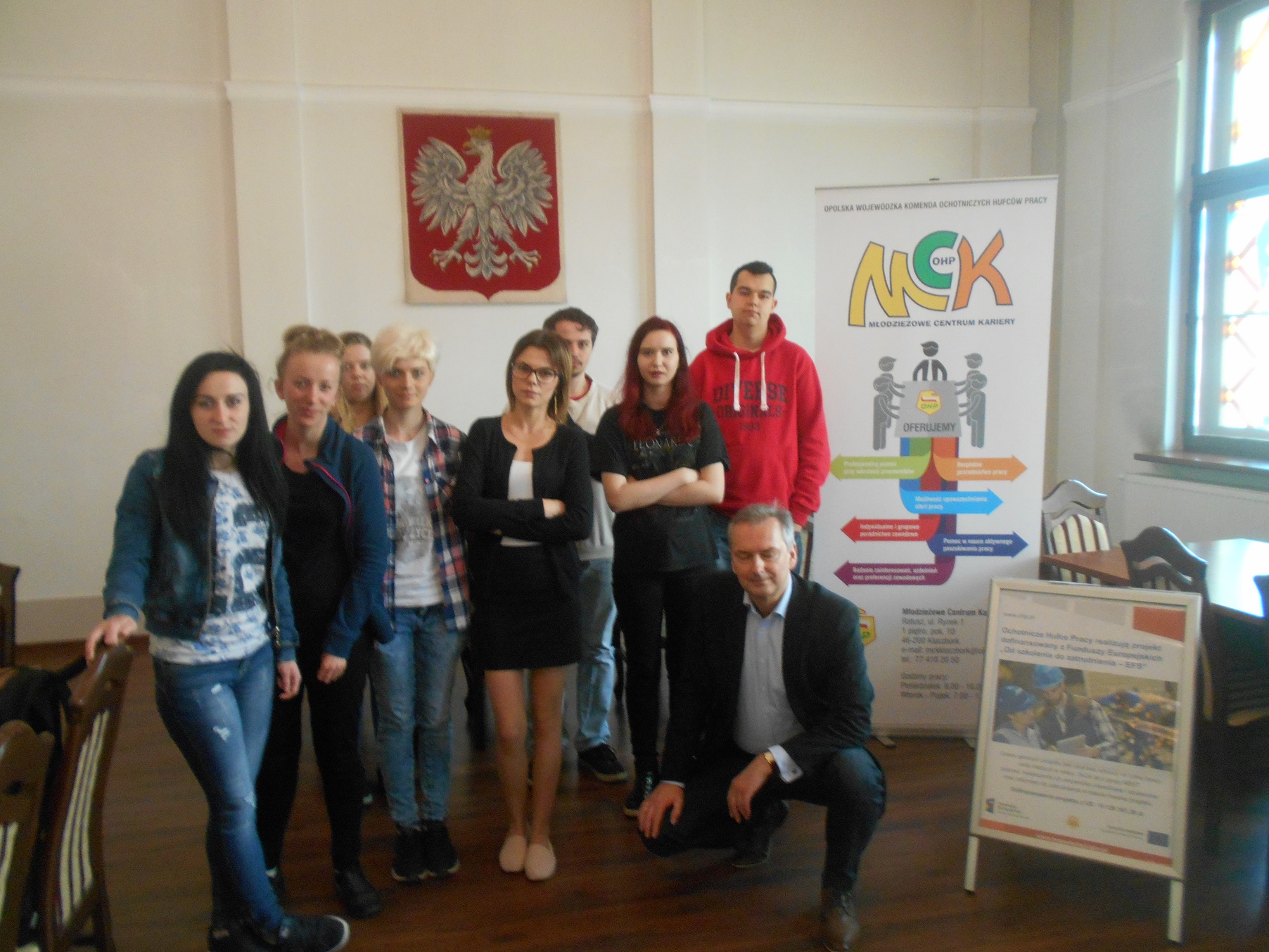 Uczestnicy wraz z prowadzącym warsztaty